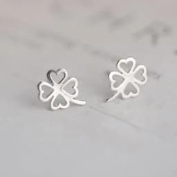 Silver Plated Creative Ear Hole Earrings for Women Prevent Korean Style Stud Earrings Allergy Earrings Fine Jewelry Accessories