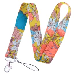 LB3010 Pink Love Neck Strap Lanyard for Key ID Card Cell Phone Straps USB Badge Holder DIY Neck Strap Hang Rope Rainbow Keychain