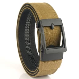 TUSHI Hard Thickened gun hanging double-layer nylon cloth tactical belt for Men versatile outdoor automatic buckle men's belt