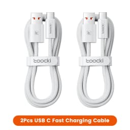 Toocki 6A Super Charger USB to USB C Cable for iPhone 17 16 Samsung Huawei 1/2/3/5Pcs 100W Type C Fast Charging Phone Data Cord