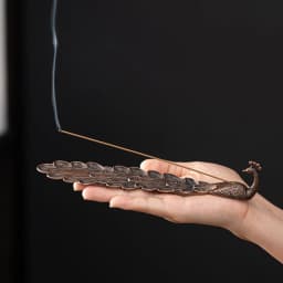 Peacock opens its tail incense holder incense holder incense holder sandalwood incense burner desktop small ornaments phoenix