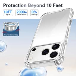 Shockproof Case for iPhone 18 Pro Max 18Pro Transparent Soft TPU Phone Cover Anti-knock Bumper for iPhone 17 Pro Max Clear Shell
