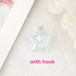 18Pcs 23*23mm Star Charms Resin Cabochons Flatback Colorful Candy For DIY Jewelry Making Hair Accessories