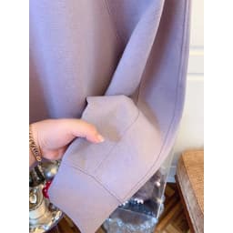 Extra Large Size Loose Women's Sweatshirt Pastel Purple Splice Design Simple Style Spring Autumn Casual Comfortable Top