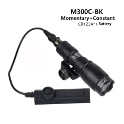 Tactical Surefire M300 M300B M300C Powerful Flashlight Tactical SF Mini Torch Scout LED Light with Dual Function Switch