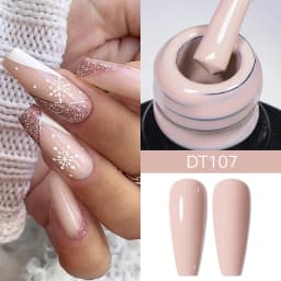 MEET ACROSS 7ml Glitter Sequins Thermal Gel Nail Polish 3 Layers Temperature Color Changing Semi Permanent UV Gel Varnish Nails