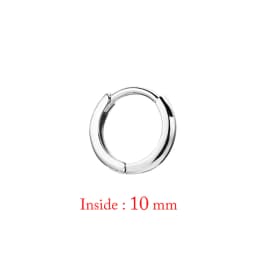 Single Minimal Gold Color Tiny Cartilage Hoop Earrings Glossy Earring Piercing Accessory Trendy Small Huggie Women Hoops For Men