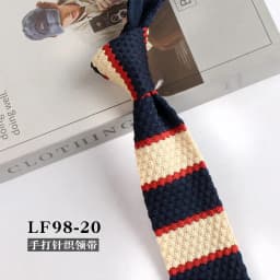 New Trendy British Casual Knitted Ties For Men Narrow Flat 6cm Width Striped Neckties College Boys Shirt Accessories Suit Cravat