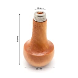 Pear Shape Wood Handle for Jewelers Gravers Beading Tool Holder Jewelry Engraving Sleeves