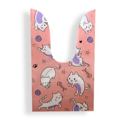 10/20pcs Cute Rabbit Ear Bags Plastic Cookie Candy Gift Bags For Easter Party Biscuits Snack Baking Packing Supplies Kids Gifts