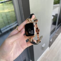 100% Genuine Leather strap for Apple Watch band 49mm 38/40/41/42/45/44 mm Iwatch Series 3 4 5 SE 6 7 8 Ultra Watchband Bracelet