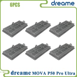 Fit For (Dreame X40 Ultra / L40 Ultra, MOVA P50 Pro Ultra /P10 Pro Ultra) Main Roller Tricut Brush Filter Mop Cloth Dust Bag