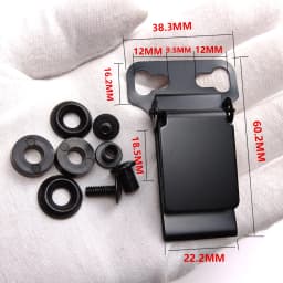 1Piece Universal Stainless Steel UT Clips Knife Sheath Back Clip K Sheath Waist Clip Accessories Scabbard Carrying Holster Clip