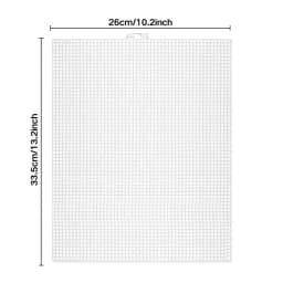 DIY Handmade Plastic Canvas Sheet Plastic Mesh Canvas Sheets Eye Mesh for Embroidery Acrylic Yarn Crafting Crochet Projects