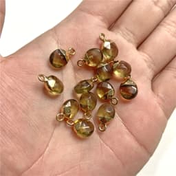 5pcs Natural Stone Oval Faceted Charm Pendant for DIY Jewellery Making Necklace Earrings Gem Pendant Accessory 6x10MM Wholesale
