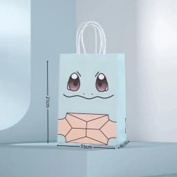 Pokemon Gift Bags Pikachu Hand-held Paper Packing Treat Bag Anime Kraft Paper Bag Gift Packaging Party Festive Party Supplies