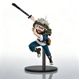 16cm Asta Black Clover Figure Anime Action Figure Scale Figure Collection Model Birthday Gift Doll Toy PVC Standing Posture