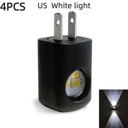 AITHEA Mini LED Night Light EU US Plug Dusk to Dawn Sensor Energy Saving Wall Lamp for Bedroom Bathroom Hallway