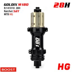 GOLDIX M180 MTB BOOST Hub Center Lock Disc 28H EXP Ratchet 52T Mountain XD Class Bike Hub for Shimano SRAM 11 12 Speed
