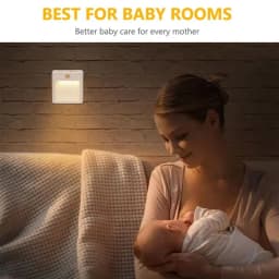 LED Night Light With Motion Sensor EU US UK AU Plug Lamps Children'S Night Lights For Bedside Table Bedroom Stair Kitchen