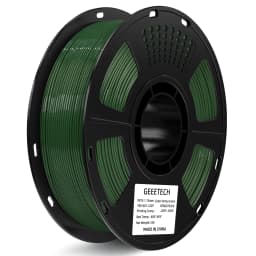 GEEETECH Strong PETG 3D Filament 1.75mm 1kg – High Toughness Low Warping Clog-Free ±0.03mm Vacuum Sealed Spool for Creality Bamb