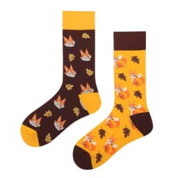 mandarin duck Men's and Women's Socks Original AB Trendy Socks Medium High Tube Socks Flower Fruit Animal Cartoon Cotton Socks