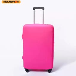 HOMEFISH Elastic Luggage Dust‑proof Protector Cover, Solid Color Universal Suitcase Skin for Travel Luggage