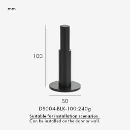 Nurlin Brass Door Plain Stop Bathroom Door Room Stopper Floor Wall Mountnt Bumper Holder Catch Antique Brass Matt Black Nickel