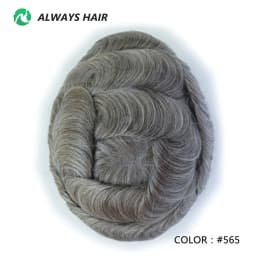 Invisible Hairline Hair System Unit for Men 0.03-0.04mm Super Thin Base Toupee Indian Human Hair Mens' Topper Wig