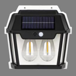 LED Solar Tungsten Light Human Body Induction Solar Wall Lamp Waterproof House Garden Yard Street Emergency Night Filament Lamps
