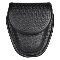 Tactical Handcuff Case for Duty Belt,1680D Nylon/Leather-like, Rotatable & Layered Security Holster (9 Styles), Cuff Case Pouch
