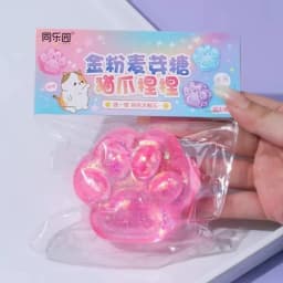 Cat Paw Taba Squishy Toy – Ultra-Soft Stress Relief Squeeze Toy with Quick Recovery, Cute Cat Paw Design, Mix Colors