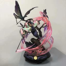 36cm Animation Ghost Blade Gk 1/6 Insect Column Butterfly Bear Character Model Hand-Made Fighting Form Ornaments Toy Gift