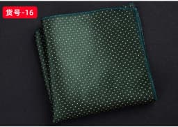 23CM Mens Woven Polyester Pocket Square Embroidered Jacquard Hanky Scarf Best Man Korean Formal Wedding Bridegroom Handkerchief