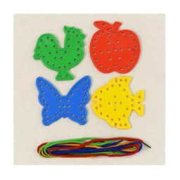 Threading Boards for Kids Sensory Basic Life Skills Practice Montessori Educational Toys Party Favors Classroom Prizes