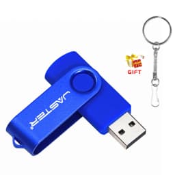 Free Custom Company Logo USB Flash Drive 128GB Key Chain Pen Drive 64GB 4GB 8GB 16GB Pendrive Memory Stick 32GB Metal USB Stick