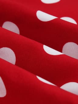 2024 Elegant Flower Dot Printed Casual Party Elastic Waist Knee length Skirt for Women