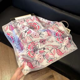 70*70cm Women's Square Silk Scarf Soft Satin Polka Dot Wrap Foulard Lady Neckerchief Bandannas Hair Skinny Tie Hijab Shawls