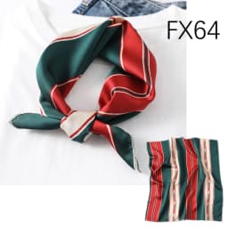 Satin imitation silk scarf women's digital print square scarf 50cm polka dot stripe multi-style neckerchief fashion accessory