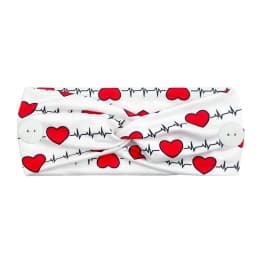 Women Nurse Headbands with Button Wide Headbands for Mask Non Slip Elastic Ear Protection Gift for Doctors Sweatband Hairband