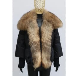 2026 New Autumn 90 Winter Goose Down Jacket Warm Women Coat Oversized Real Fox Fur Collar Thick Luxury Fashion Outerwear
