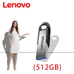 Lenovo High-Speed USB Flash Drive Metal Pendrive 512GB 256G 128GB Portable Memory Stick for Xiaomi Network Card USB3.1 Pen Drive