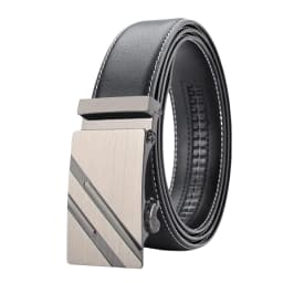 Genuine Cow Leather Automatic Belt For Men Formal Automatic Buckle Belt Genuine Leather Mens business Strap