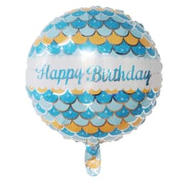 50pcs 18inch Round Foil Balloon Happy Birthday Inflatable Foil Helium Balloons Birthday Party Decoration Kids Toys Air Globos