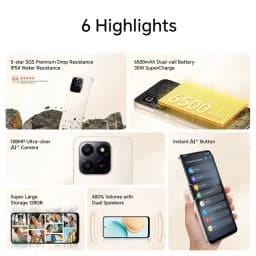 HONOR 400 Smart 4G, Global Version, 4G Smartphone,108MP Main Camera,6500mAh Battery,6.77" 120Hz Display,Octa-core Processor
