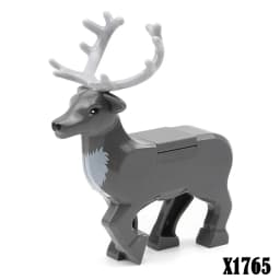 MOC City Animal Building Block Figures Goat Sheep Dog Lion Panda Cheetah Parrot DIY Farm Street View Accessories Bricks Toy Gift