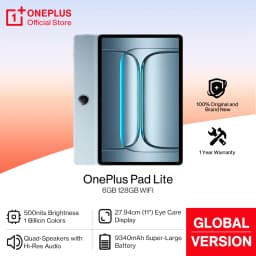 New OnePlus Pad Lite Global Version Tablet 11" Eye Care 90Hz Display Quad Speakers 9340mAh Battery Bluetooth 5.4 OxygenOS 15