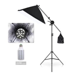 Photo Studio Kit Tripod Light Stand Cross Arm With Weight Bag Photo Studio Accessories Extension Rod 53 -133CM Backdrop Stand