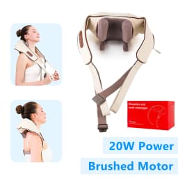 Foreverlily 26W Neck And Shoulder Massager Wireless Shoulder And Back Kneading Massage Shawl Trapezius Neck Cervical masajeador