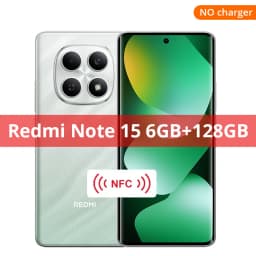 Xiaomi Redmi Note 15 Global Version Smartphone MTK Helio G100-Ultra 6.77" AMOLED display 108MP camera 6000mAh Smartphone